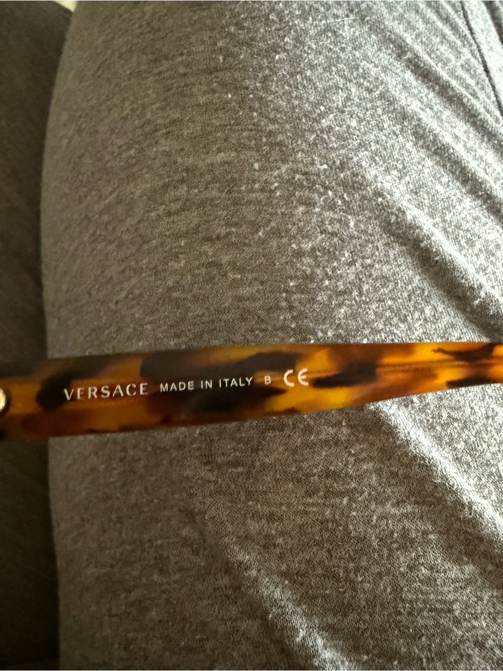 Versace Tortoiseshell Cat-Eye Sunglasses with Rhinestone Detail - Brown - Picture 5 of 7